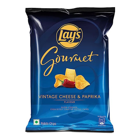 Lay's Gourmet Potato Chips - Vintage Cheese & Paprika Flavour (80g)