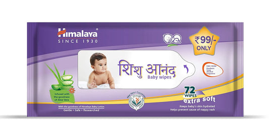 Himalaya Shishu Anand  Baby Wipes (72pcs)