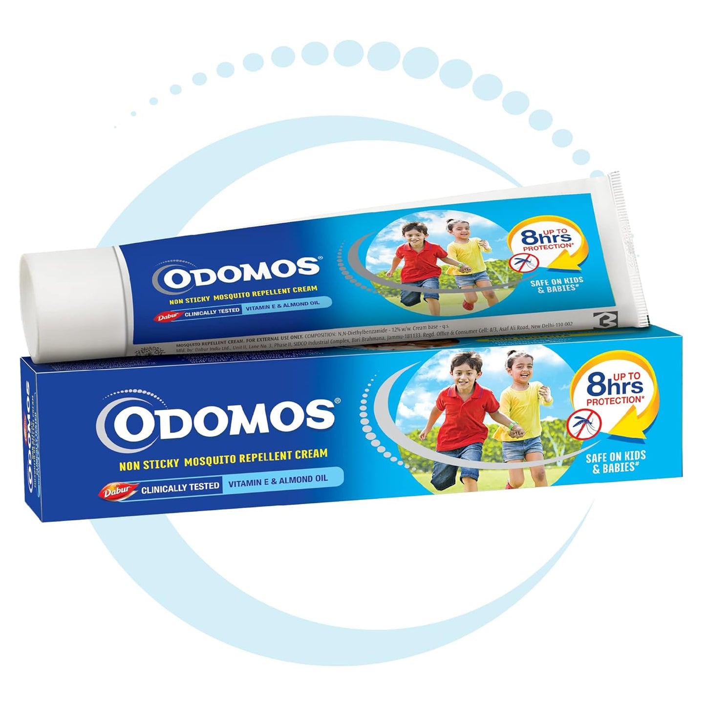 Dabur Odomos Non-Sticky Mosquito Repellent Cream (50g)