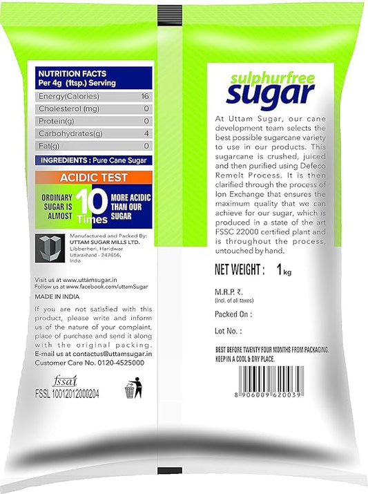 Uttam Sulphurless Sugar (1kg)