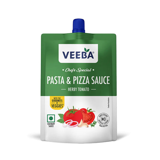 VEEBA PASTA & PIZZA SAUCE HERBY TOMATO (100G)