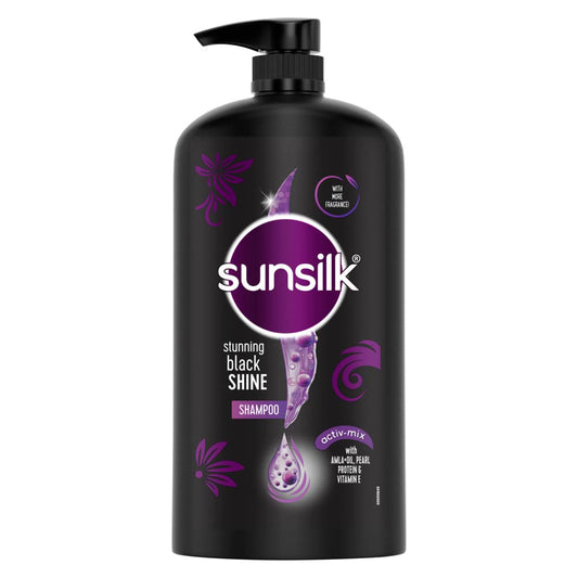 Sunsilk Stunning Black Shine Shampoo (650ml)