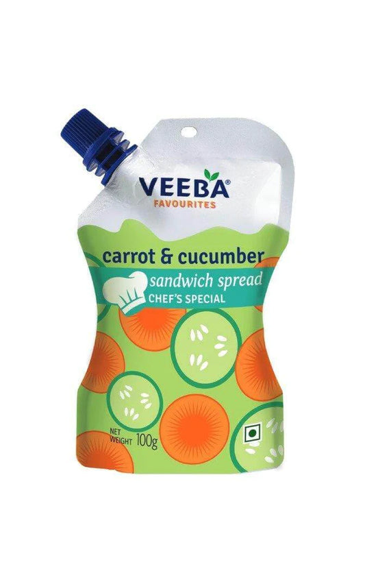 Veeba Carrot & Cucumber Sandwich Spread Chef’s Spl (100G)