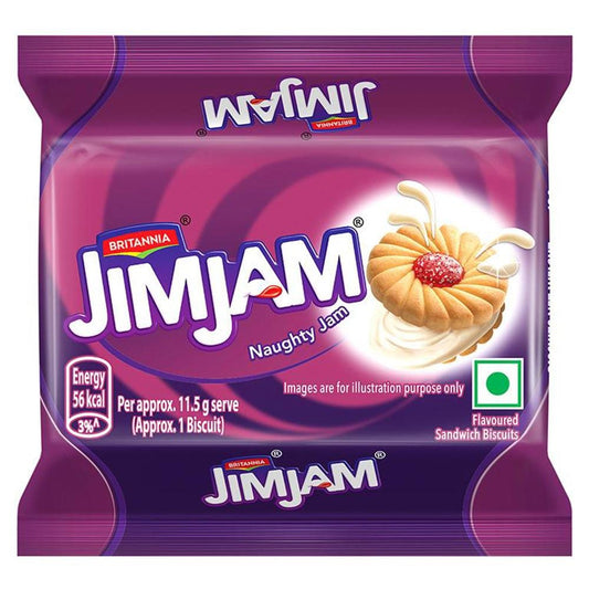 Britannia Jimjam Sandwich Biscuits (138g)