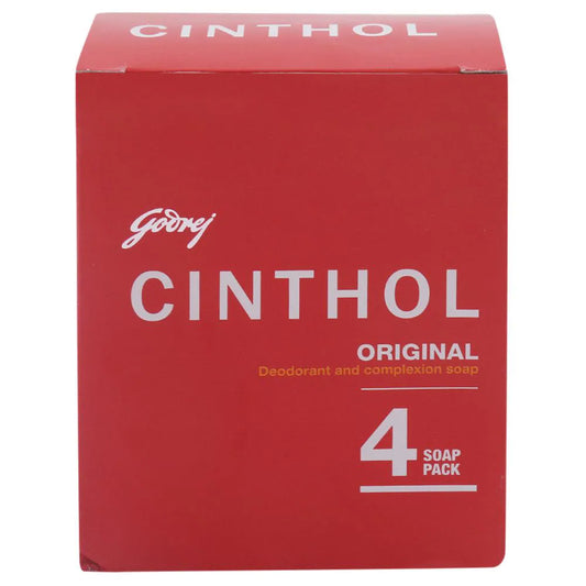 Godrej Cinthol Original Deodorant And Complexion Soap (4U x 100g)= 400g