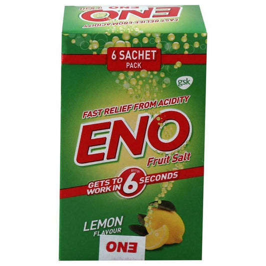 Eno Lemon Flavour Fruit Salt (5g) (Pack of 6)