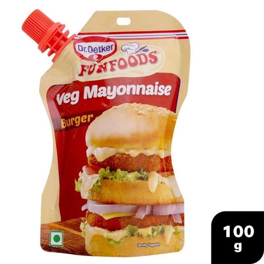 Funfoods Burger Veg Mayonnaise (100g)