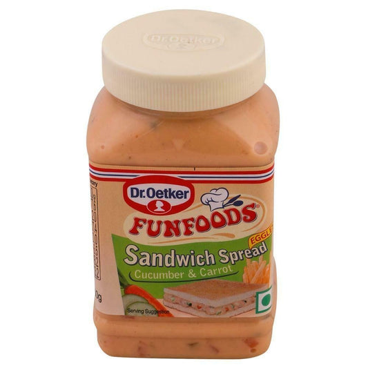 Dr. Oetker Funfoods Eggless Cucumber & Carrot Sandwich Spread (250g)