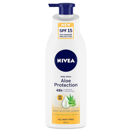 Nivea Aloe Protection SPF 15 Body Lotion (400ml)