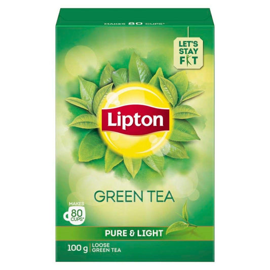 Lipton Pure & Light Loose Green Tea Leaves (100g)